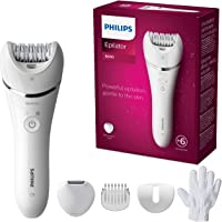 Los mejores  - Philips Serie 8000 BRE715-00 Depiladora eléctrica- discos cerámicos- cabezal para atrapar más vello en una sola pasada…